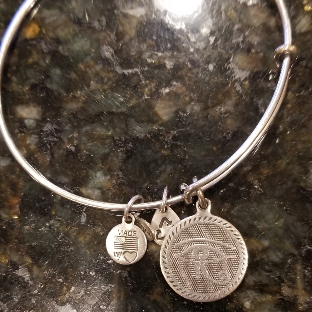 Alex and Ani silver bracelet